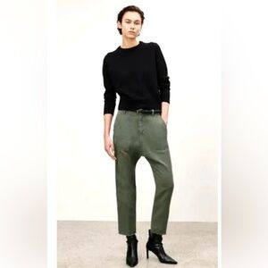 Nili Lotan Luna Pants in Camo Green. Size 2. Runs big. Great Condition.